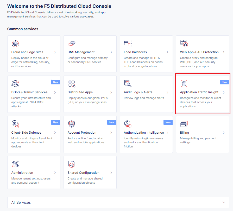 Figure: Navigate to ATI Page